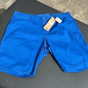 Original paperbacks, NWT men’s 100% cotton beach shorts blue size 38